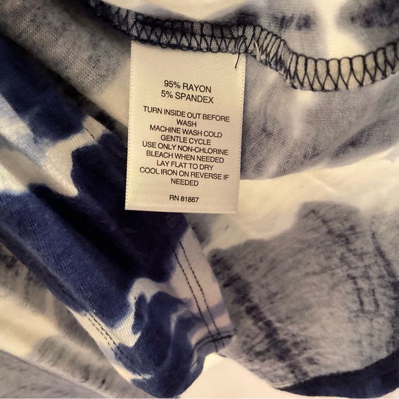 Signature Studio Tie Dye Tank Top - Size Large - Picture 6 of 8